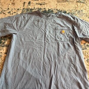 Carhartt Steel Gray/light blue Short Sleeve Tee